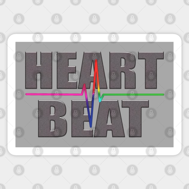 Heartbeat Sticker by Sinmara